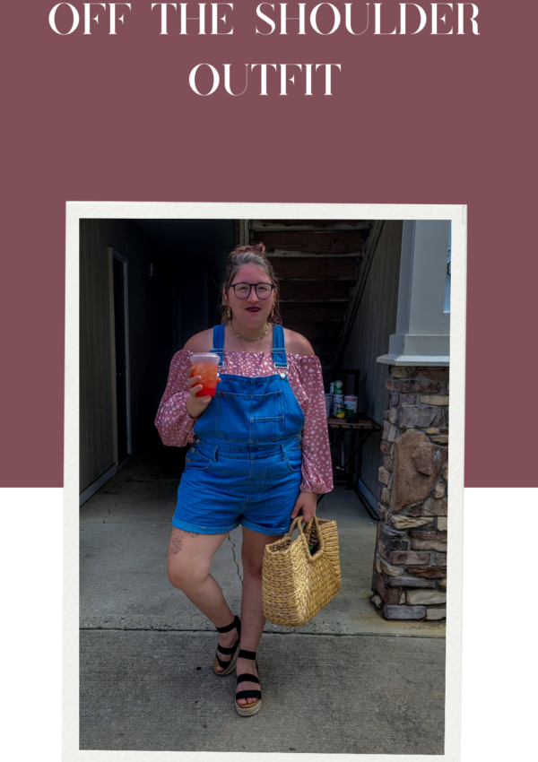 Off the shoulder blouse outfit