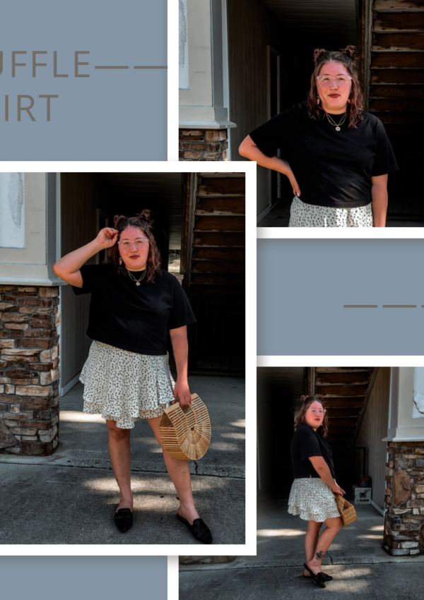 Ruffle layered skirt