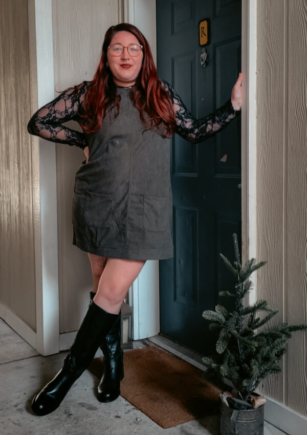 Corduroy dress